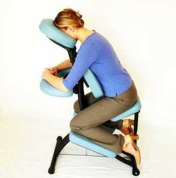 Re-sourceetvous solution stress Lille massage hypnose reiki femme sur chaise de massage